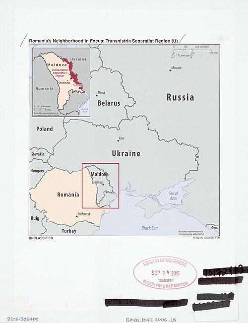 Okolí Rumunska v ohnisku - Transnistrská oblast