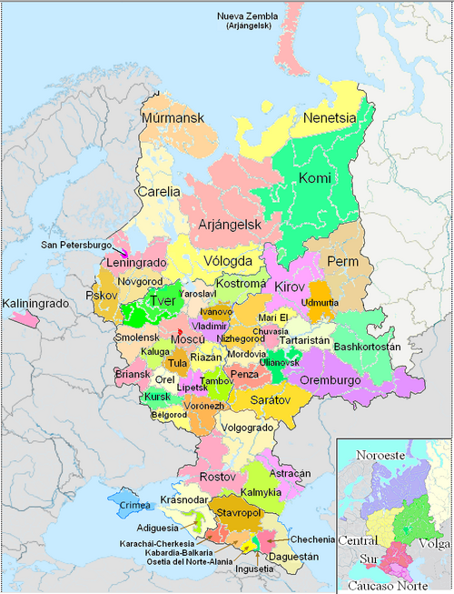 Evropská Rusko