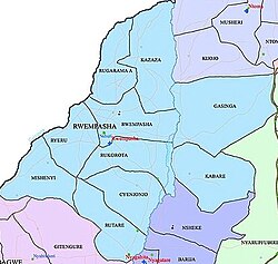 Mapa sektoru Rwempasha
