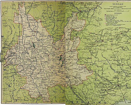 Yunnan, Stanford 1917, deska 16