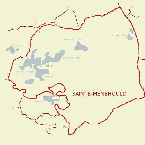 Sainte-Ménéhould - Části města