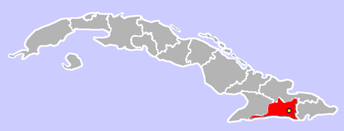 San Luis, Santiago de Cuba - Umístění