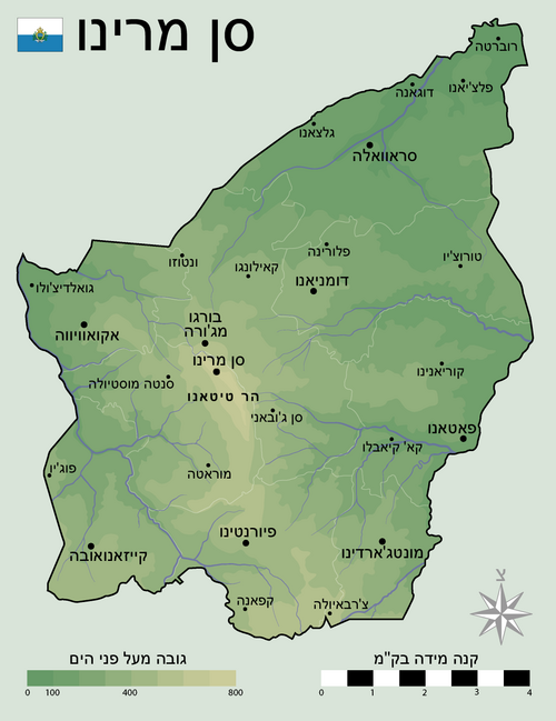 Mapa San Marina