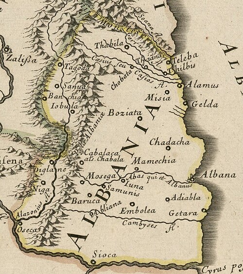 Sanson, Guillaume. Albánie