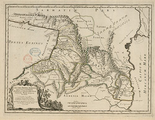 Sanson: Kolchida, Ibérie, Albánie