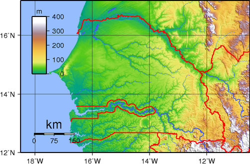 Senegal - Topografie