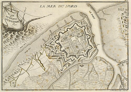 Obléhání Ostend, 1745