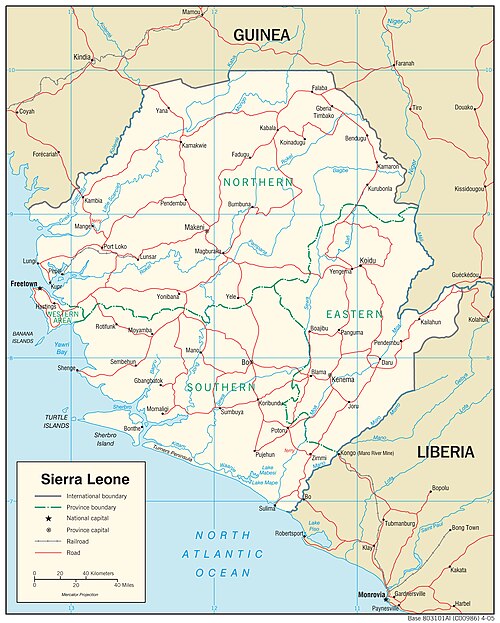 Doprava v Sierra Leone