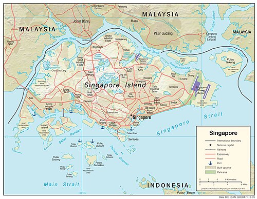 Fyziografie Singapuru