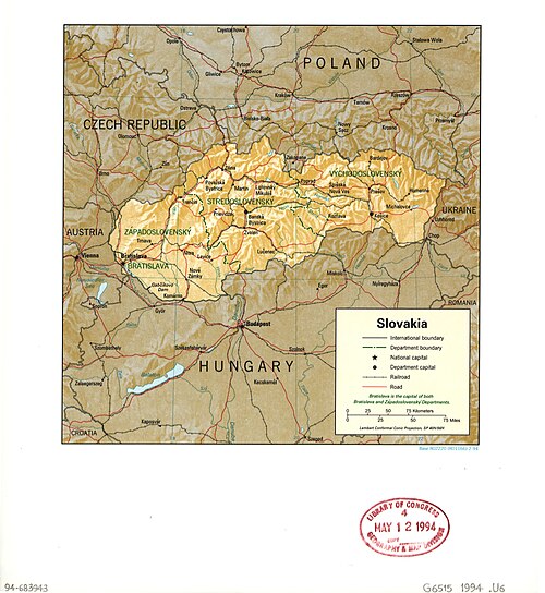 Slovensko. LOC 94683943