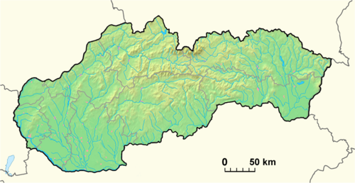 Slovensko - Umístění GeoMapa
