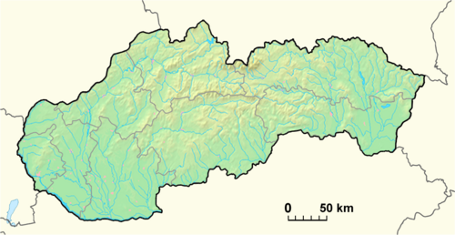 Slovensko - poloha GEO