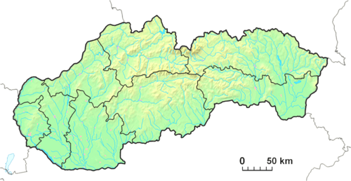 Slovensko - poloha GEOmapa