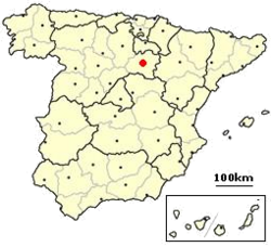 Soria, Španělsko - poloha