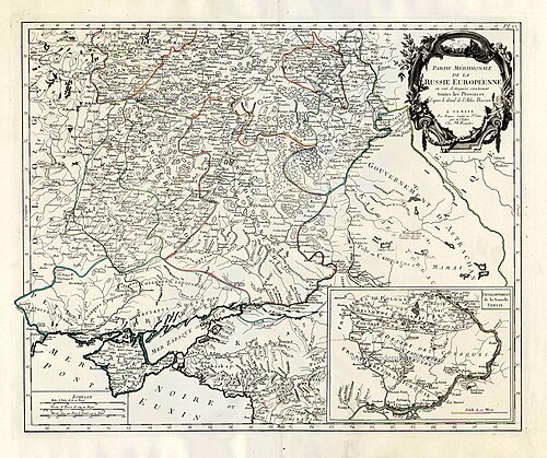 Jižní Evropská Rusko, Francesco Santini 1776-1779
