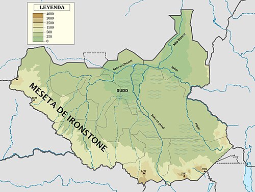 Železná ruda v Jižním Súdánu