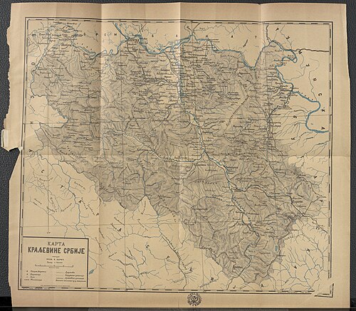 Srbsko - popis země, národa a státu 1887