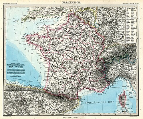 Stielerův ruční atlas 1891