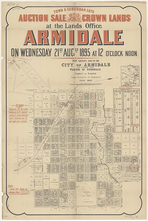 Podíl Armidale 1895 SLNSW FL20538576