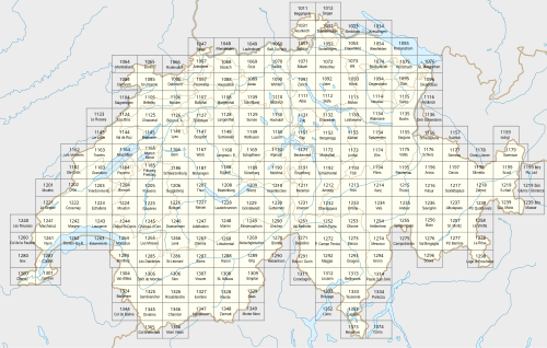 Topografické listy Švýcarska