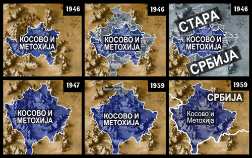 Území Kosova 1946-1959