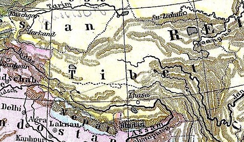Tibet a Lhasa v roce 1899
