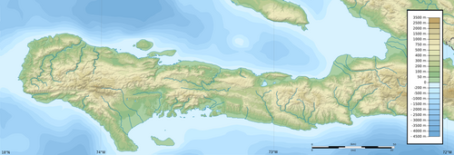 Mapa Tiburonu s topografií
