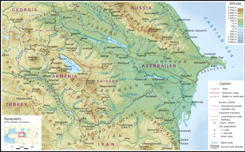 Topografická mapa AZ AM