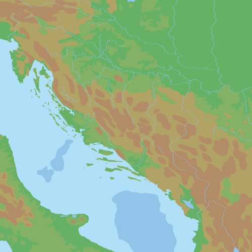 Topografie Chorvatska