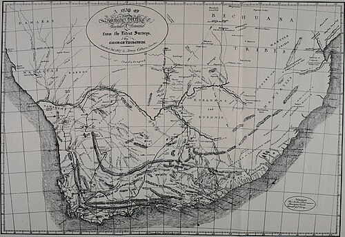 Cesty a dobrodružství v Jižní Africe (1827)