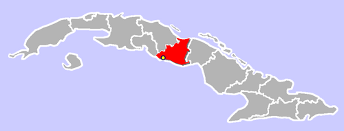 Trinidad, Kuba - Umístění
