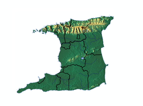 Mapa Trinidadu