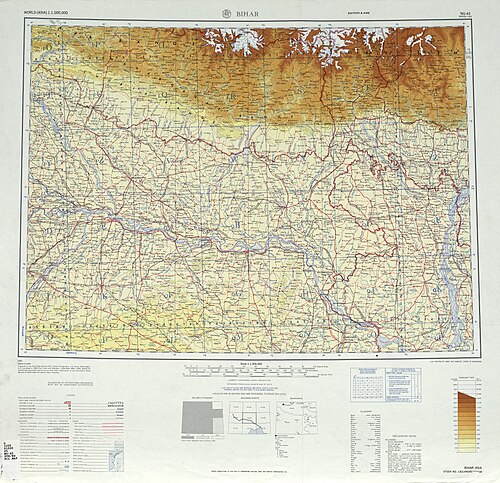 Bhútán - historická mapa (8. vydání)