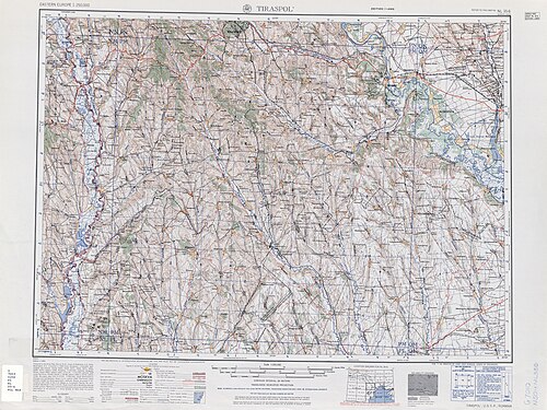 Mapa SSSR NL 35-6 Tiraspol