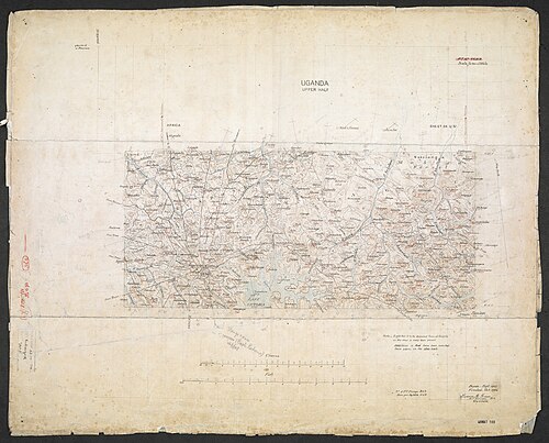 Uganda. Horní poloviny, list 86 U IV
