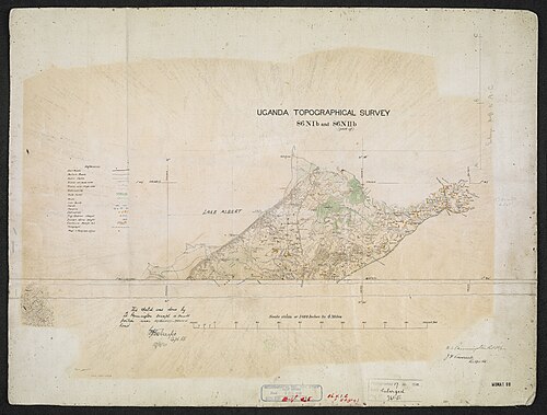 Topografický průzkum Ugandy (list 3)
