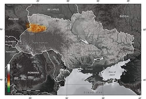 Ukrajina Volynská vysočina