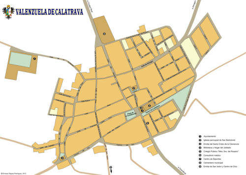 Valenzuela de Calatrava. Plán