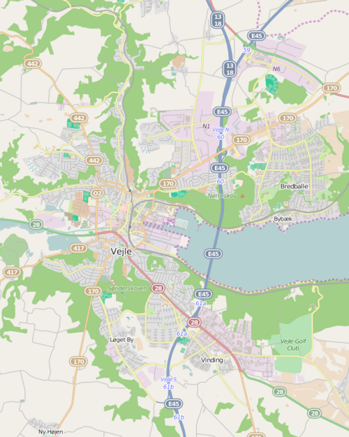 Mapa Vejle