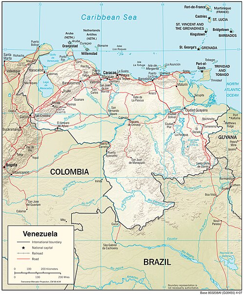 Fyziogeografie Venezuely