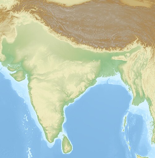 Wikimaps atlas Indie topografická mapa