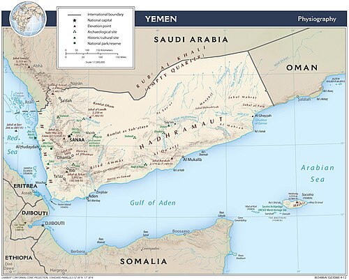 Fyziogeografie Jemenu