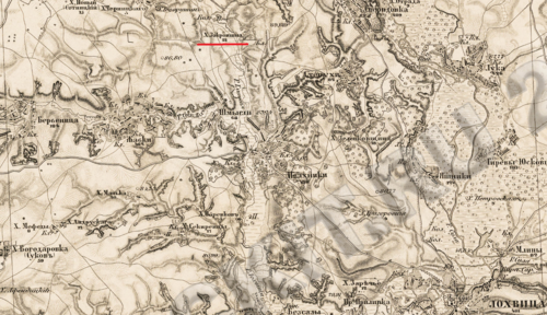 Mapa poštovního úřadu Zakroixa