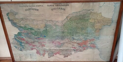 Zlatarského slavná geologická mapa